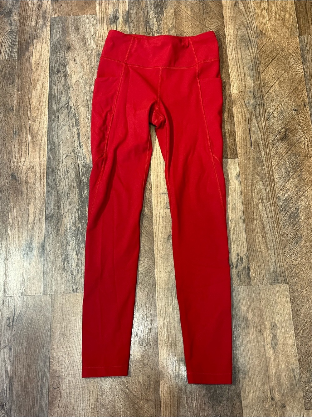Athleta Girl Red Stash Active Leggings